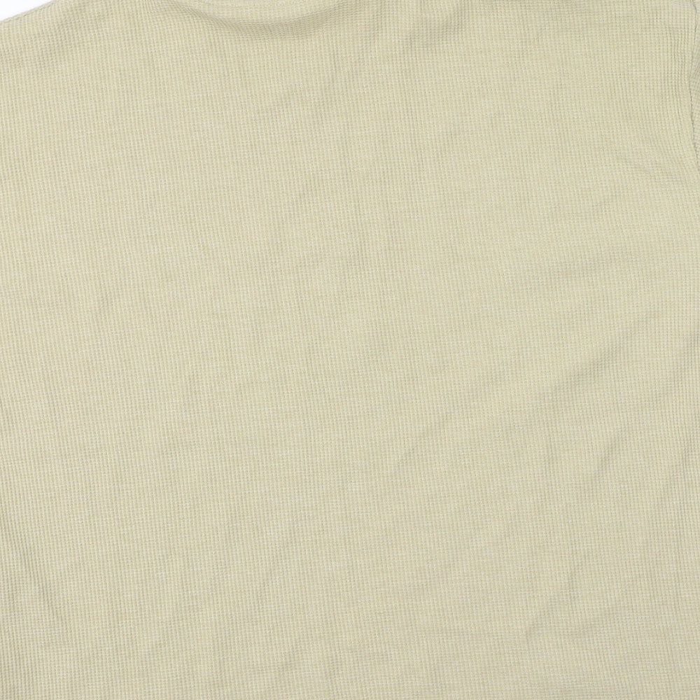 George  Womens Green  Polyester Basic T-Shirt Size M Round Neck