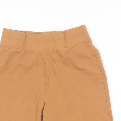 Threadbare Womens Brown  Cotton Compression Shorts Size 10 L8 in Regular