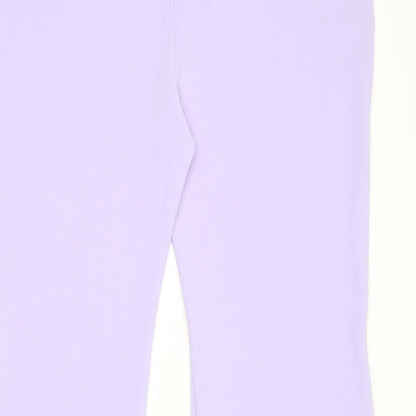 Boohoo Womens Purple  Polyester Trousers  Size 20 L28.5 in Regular