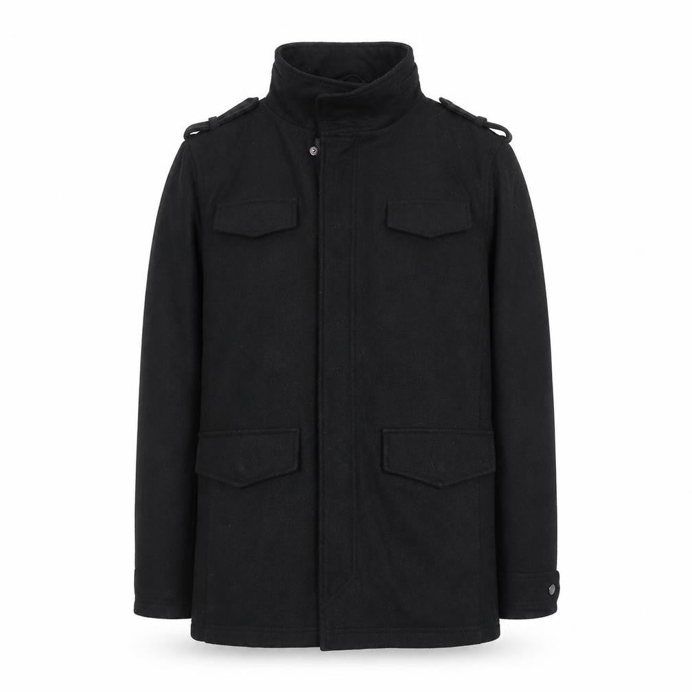 New Look Womens Black   Overcoat Coat Size S