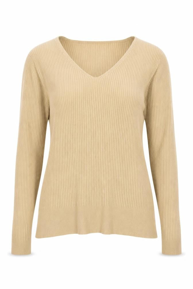 Primark Womens Brown Round Neck  Viscose Pullover Jumper Size M
