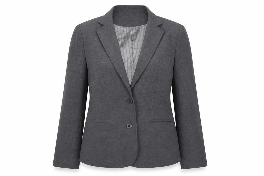 F&F Womens Grey  Polyester Jacket Suit Jacket Size 10