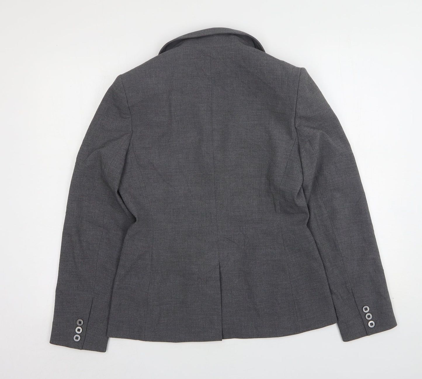 F&F Womens Grey  Polyester Jacket Suit Jacket Size 10