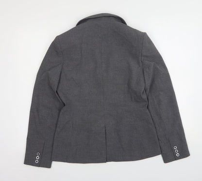 F&F Womens Grey  Polyester Jacket Suit Jacket Size 10