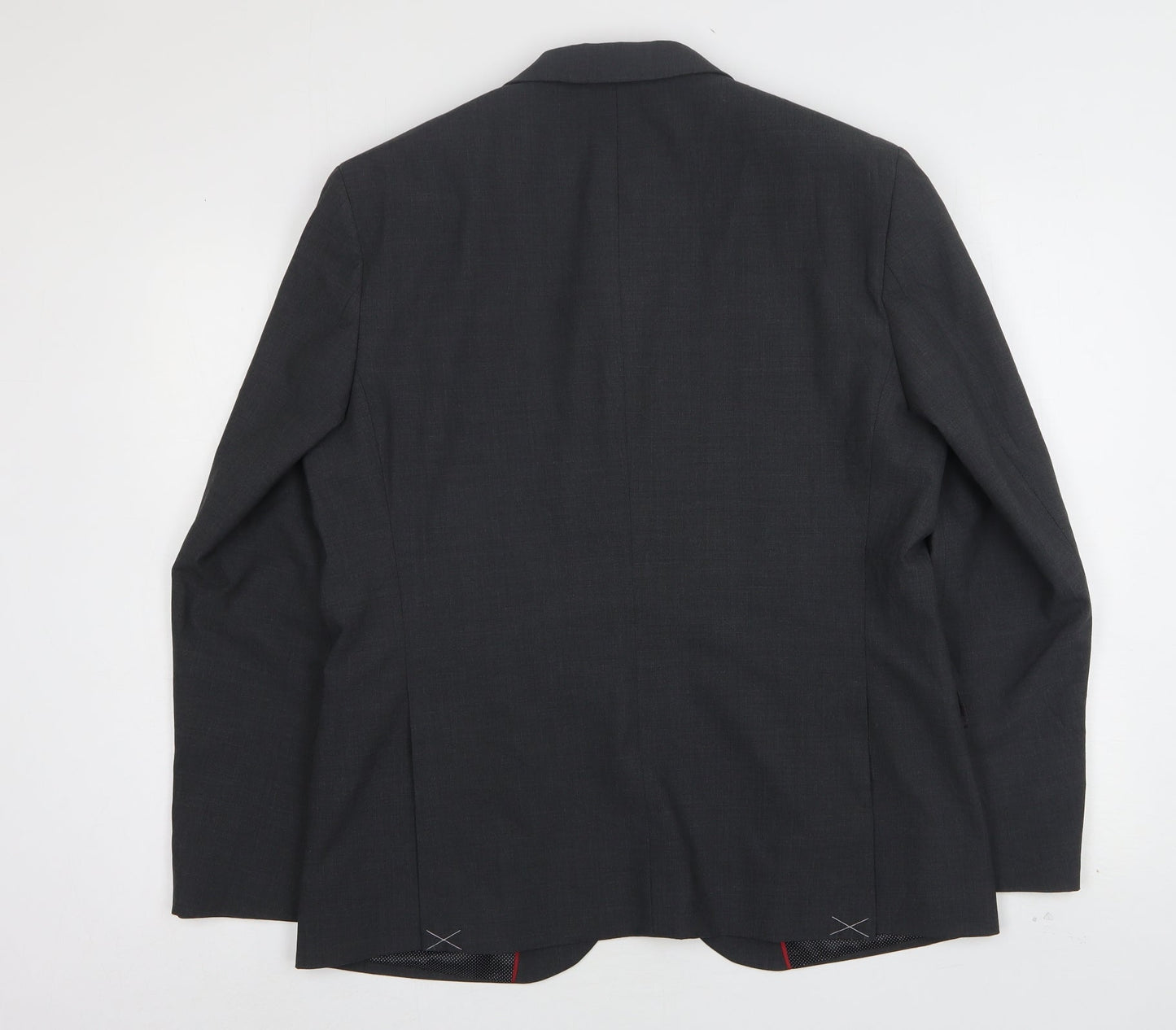 Marks and Spencer Mens Grey  Polyester Jacket Suit Jacket Size 42