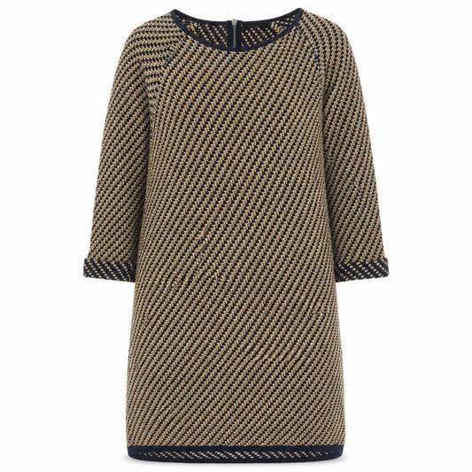 VILA Clothes Womens Multicoloured  Acrylic Jumper Dress  Size L  Round Neck Pullover