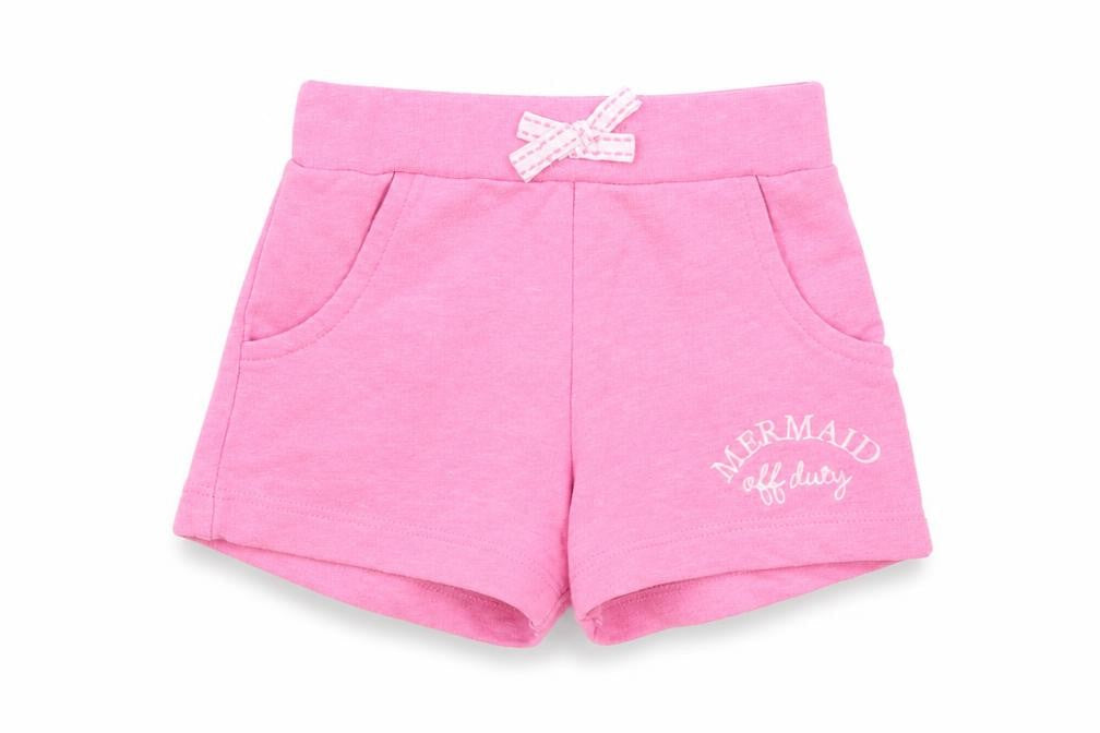 Dunnes Stores Girls Pink  Polyester Cropped Trousers Size 18-24 Months  Tie