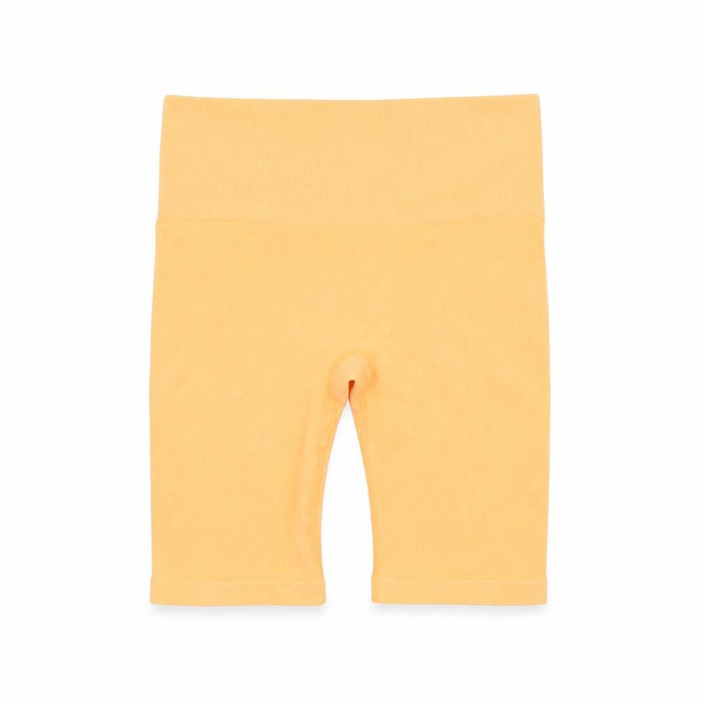 Primark Womens Orange  Nylon Biker Shorts Size 6 L8 in Regular