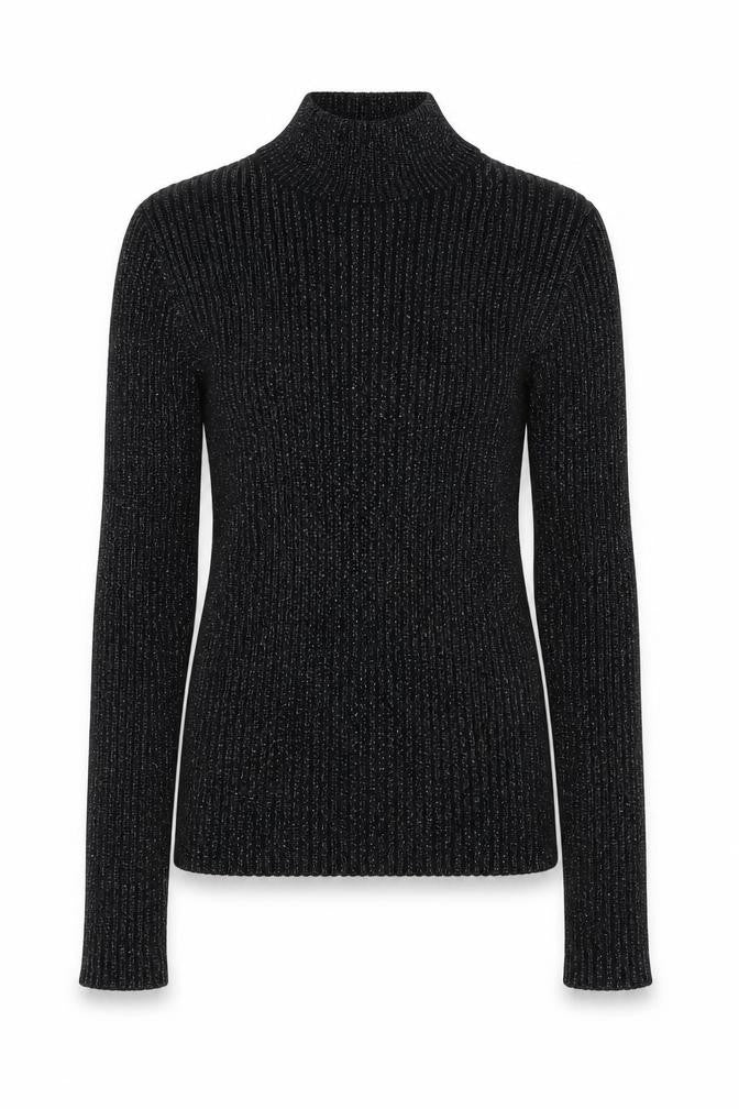 NEXT Girls Black Mock Neck  Viscose Pullover Jumper Size 11 Years  Pullover