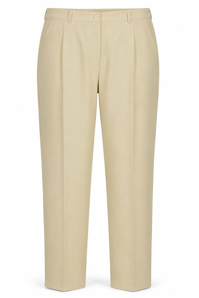 canda Womens Beige  Polyester Trousers  Size 20 L28 in Regular