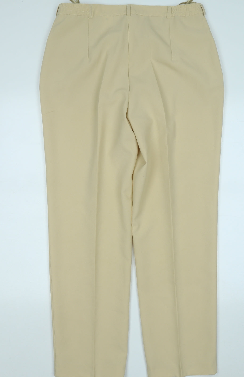 canda Womens Beige  Polyester Trousers  Size 20 L28 in Regular