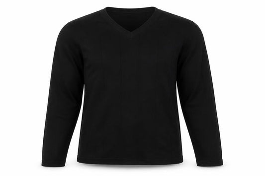 Next Mens Black V-Neck  Acrylic Pullover Jumper Size S