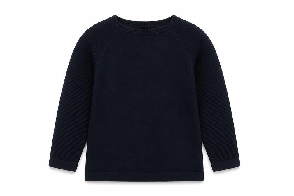 Next Boys Blue  Cotton Pullover Sweatshirt Size 7 Years