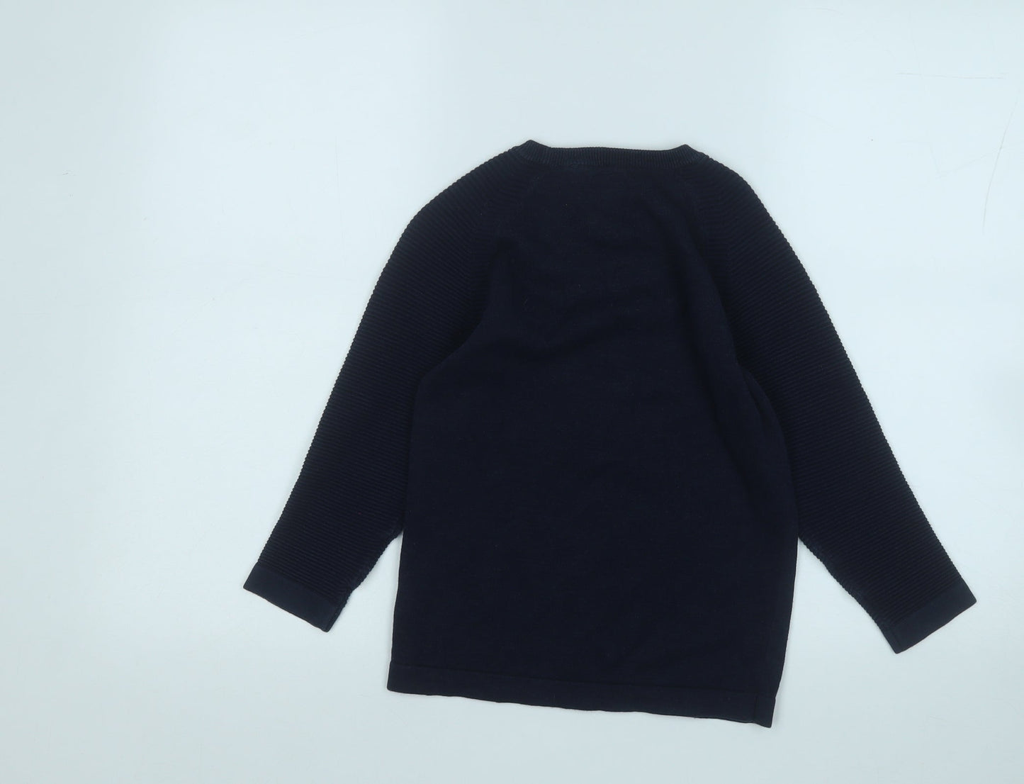 NEXT Boys Blue  Cotton Pullover Sweatshirt Size 7 Years