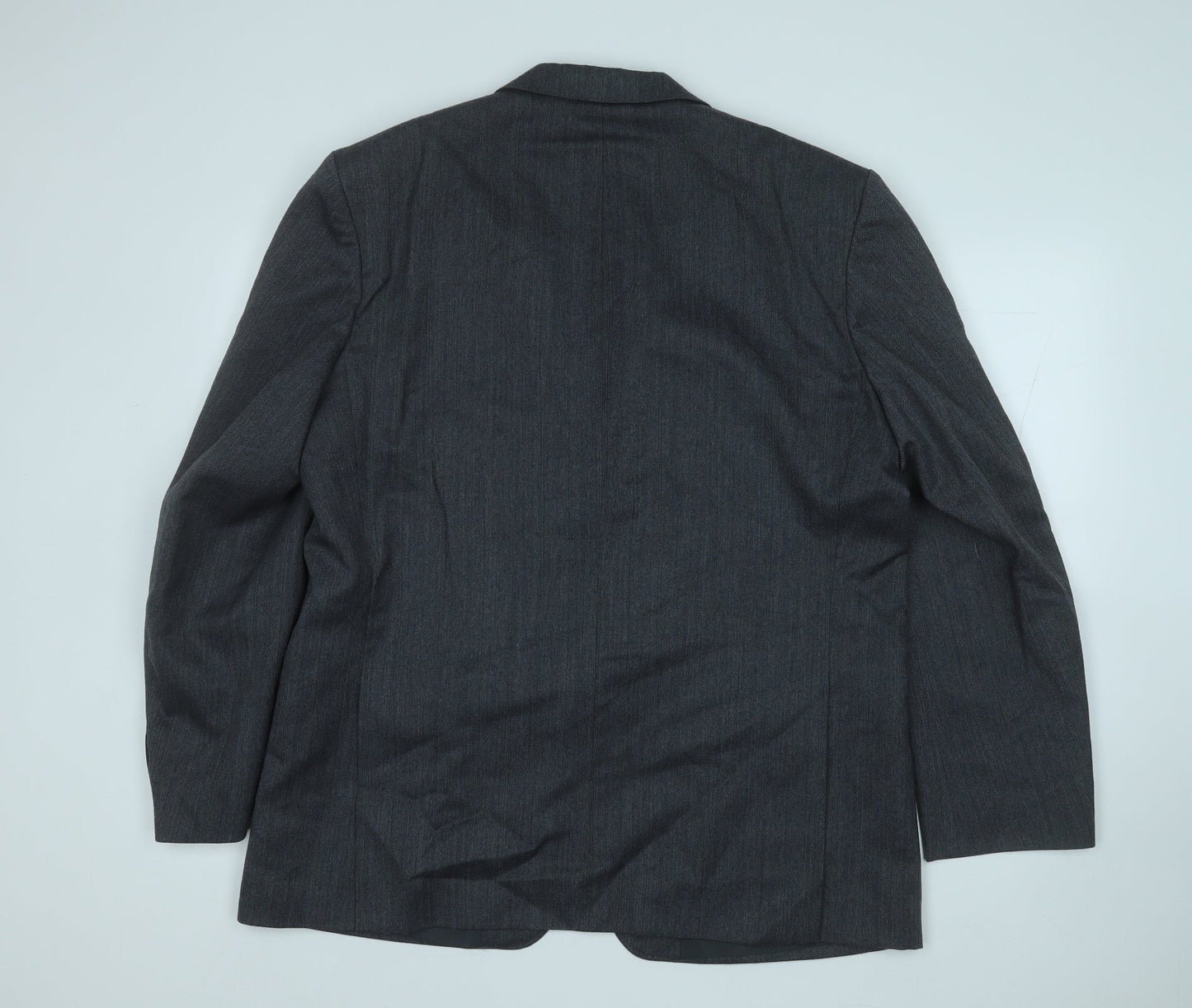 Canda Mens Grey  Polyester Jacket Suit Jacket Size 44