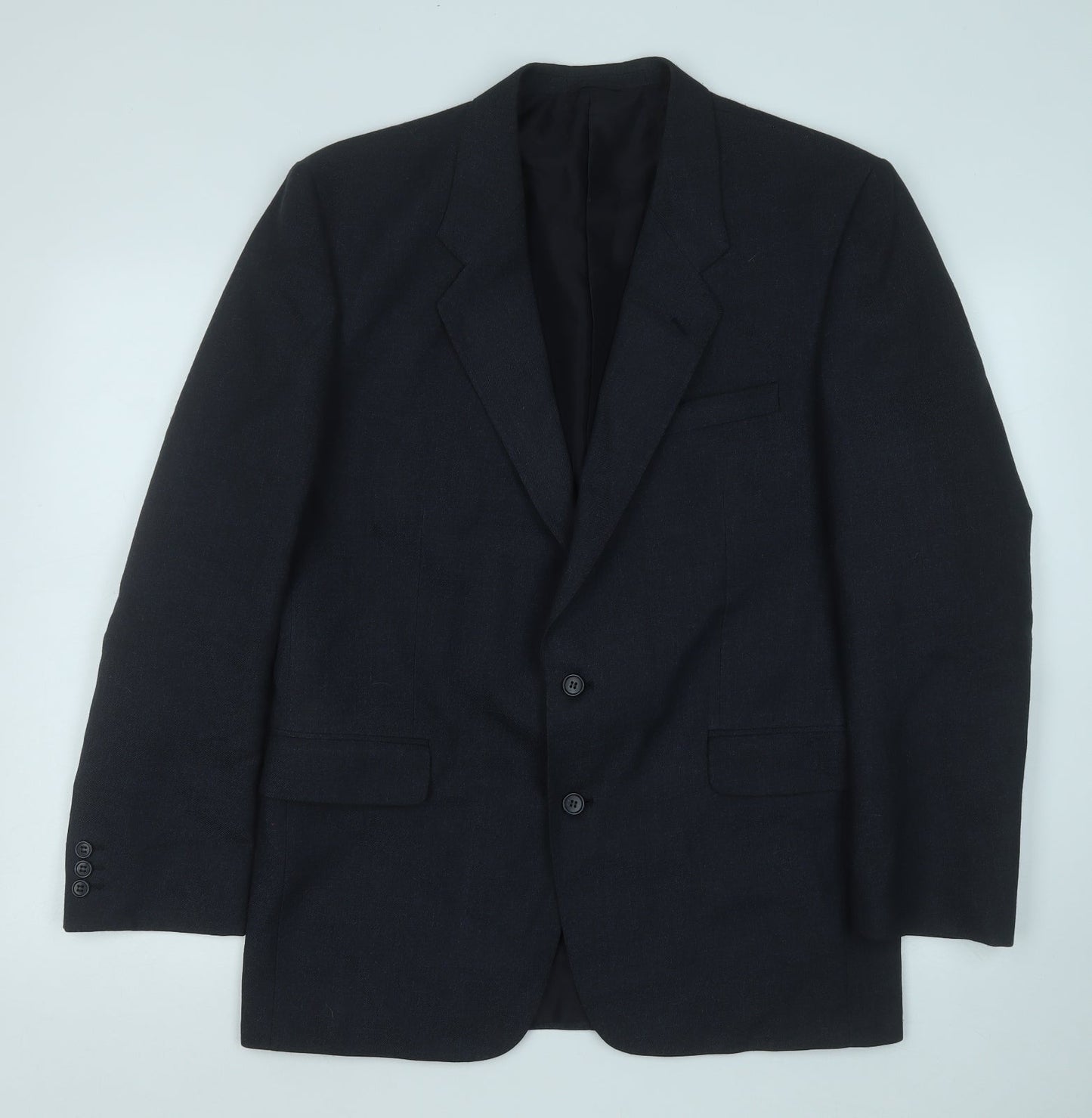 Preworn Mens Grey  Polyester Jacket Suit Jacket Size 40