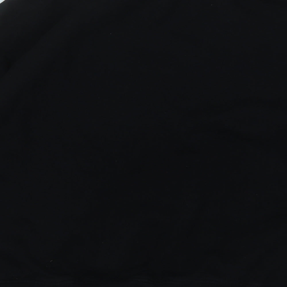 Primark Womens Black  Cotton Pullover Sweatshirt Size 10
