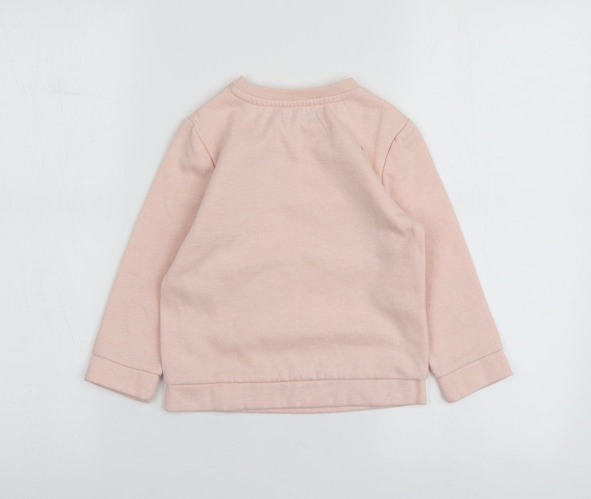 Abcd R Girls Pink Geometric Polyester Cape Sweatshirt Size 5 Years