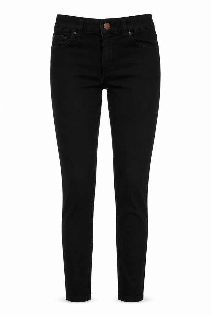 New Look Womens Black  Cotton Skinny Jeans Size 8 L27 in Regular