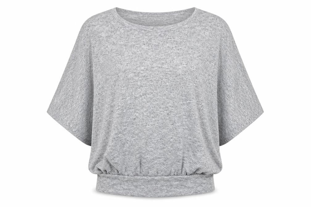 New Look Womens Grey Round Neck  Polyester Pullover Jumper Size L