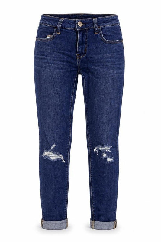 American Eagle Outfitters Womens Blue  Cotton Jegging Jeans Size 8 L26 in Regular Zip