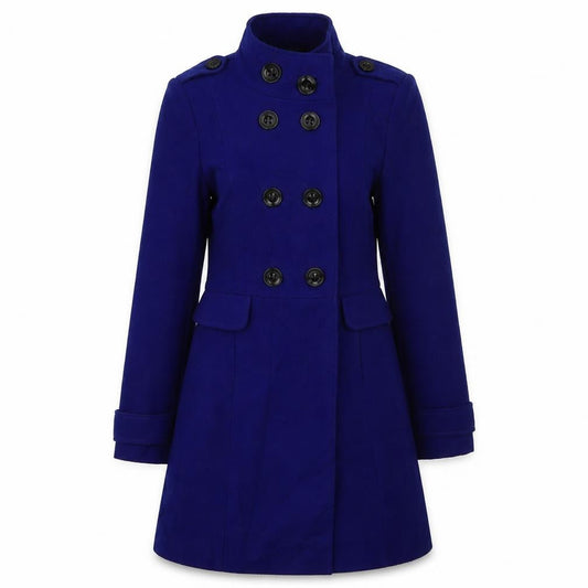 Marks & Spencer Womens Blue   Trench Coat Coat Size 8