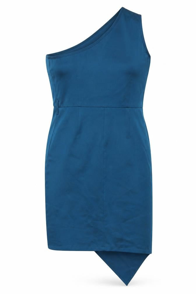 sheilay Womens Blue  Polyester Bodycon  Size M  Square Neck