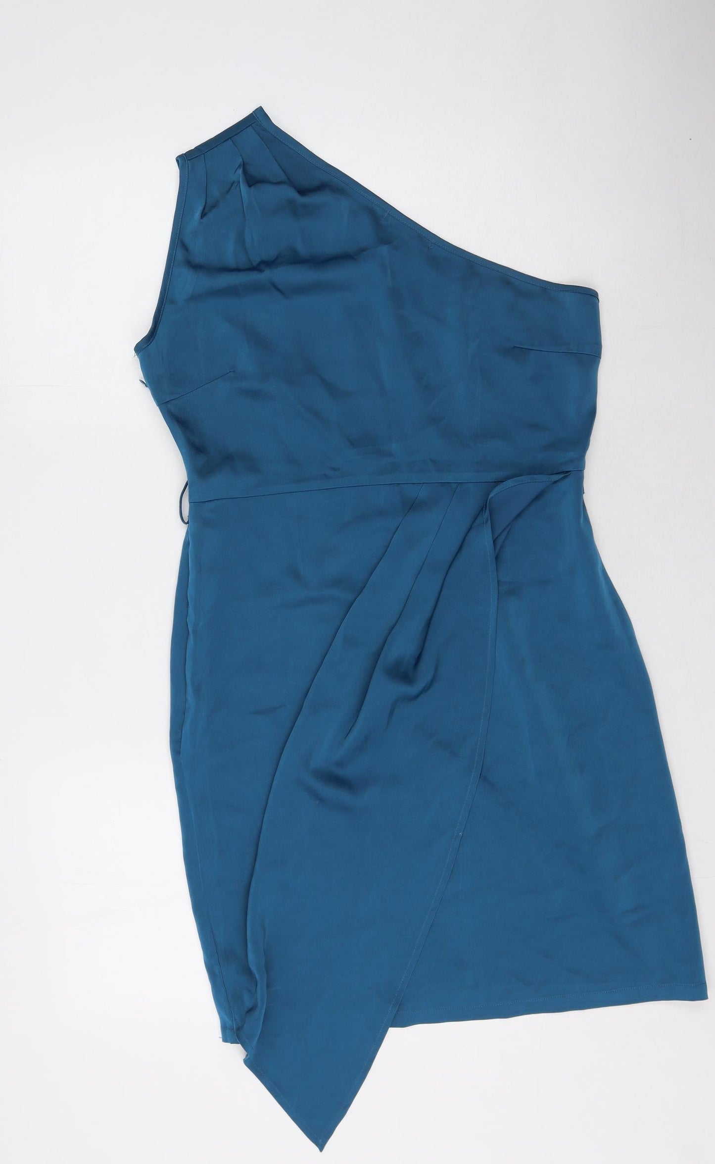 sheilay Womens Blue  Polyester Bodycon  Size M  Square Neck