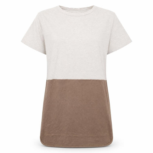 River Island Womens Silver  Polyester T-Shirt Dress  Size 8  Crew Neck Pullover