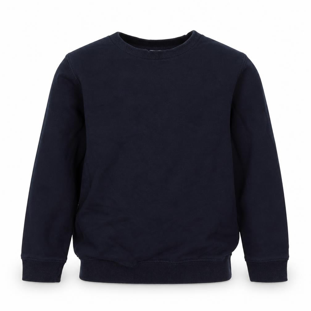 TU Boys Blue  Cotton Pullover Sweatshirt Size 7 Years  Pullover