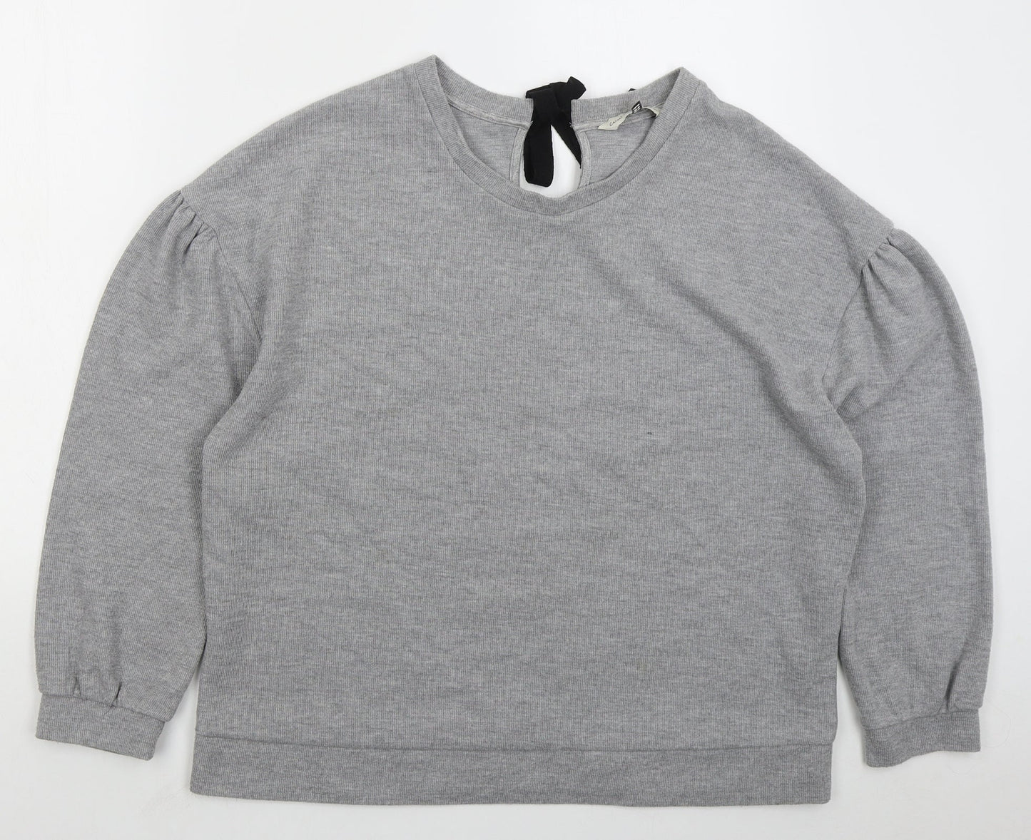 F&F Womens Grey  Polyester Pullover Sweatshirt Size 16  Pullover