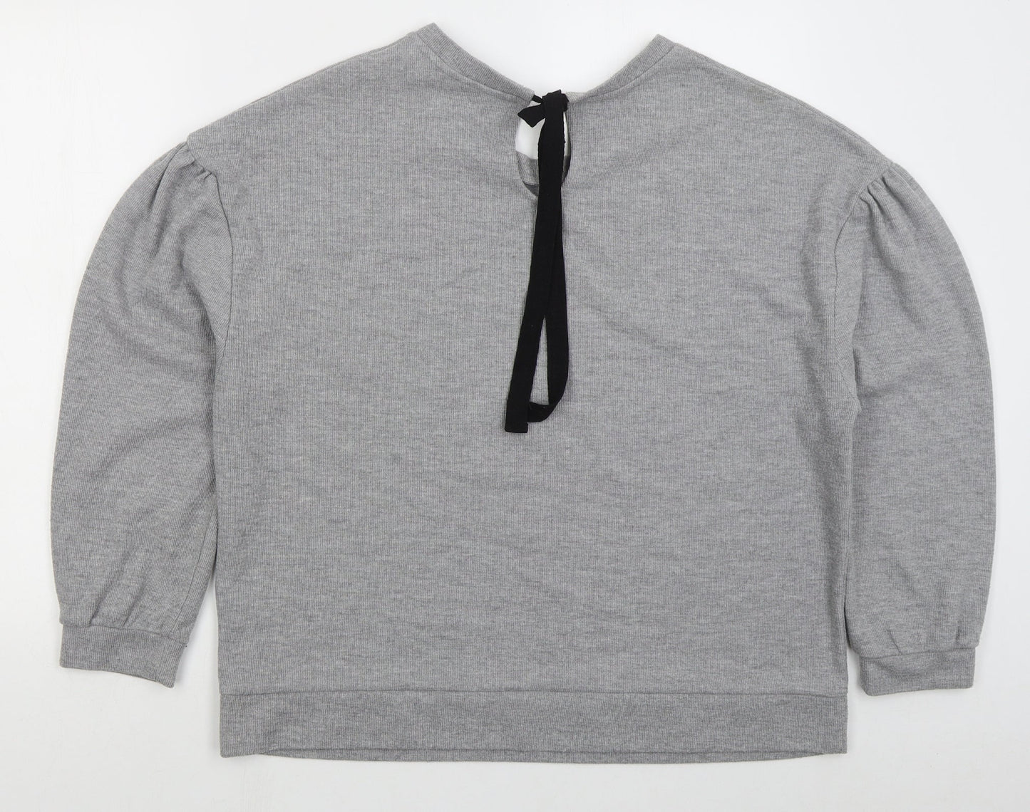 F&F Womens Grey  Polyester Pullover Sweatshirt Size 16  Pullover