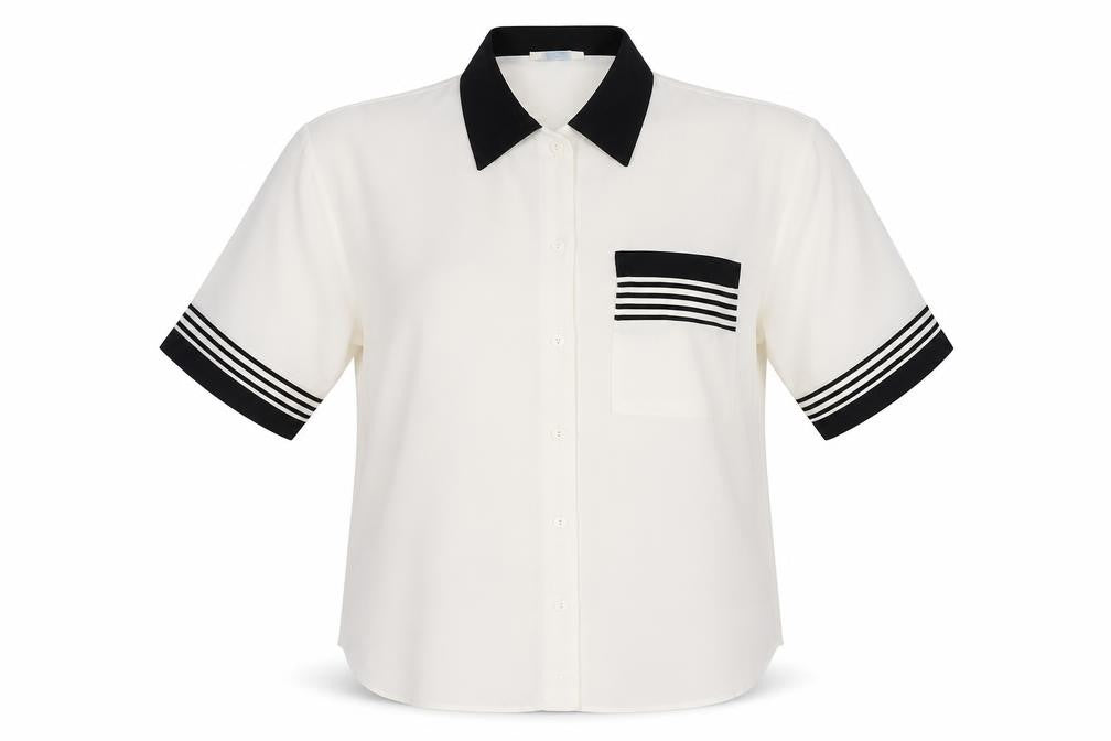 Wallis Womens Ivory  Polyester Basic Button-Up Size 12 Collared