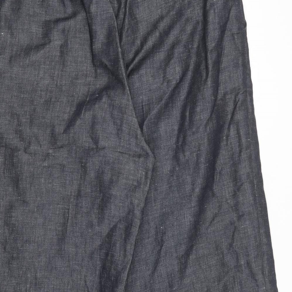 CARACTERE Womens Blue  Cotton Trousers  Size 14 L23 in Regular