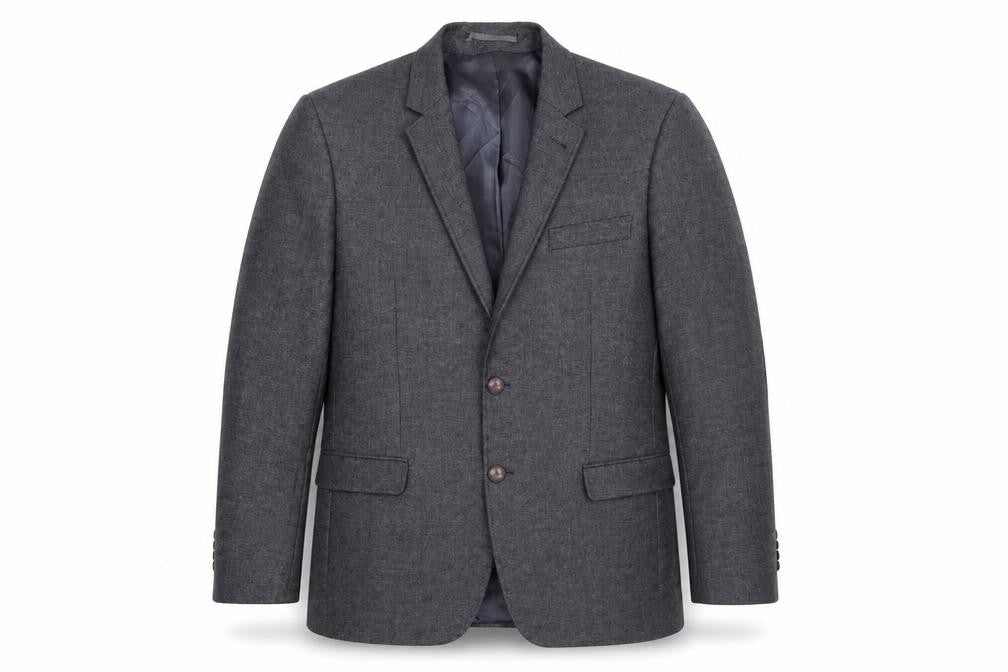 Steel & Jelly Mens Blue  Wool Jacket Suit Jacket Size 40