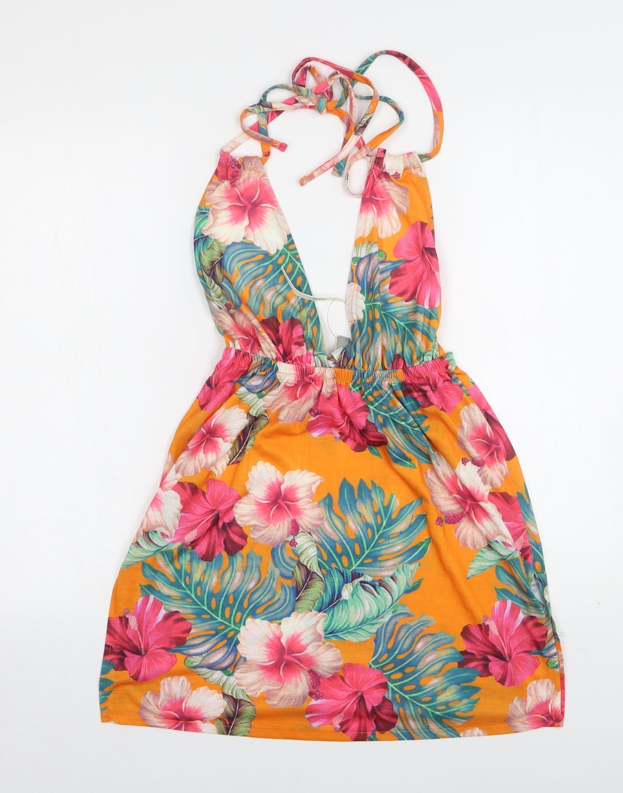 ASOS Womens Multicoloured Floral Polyester Camisole Tank Size 6 V-Neck