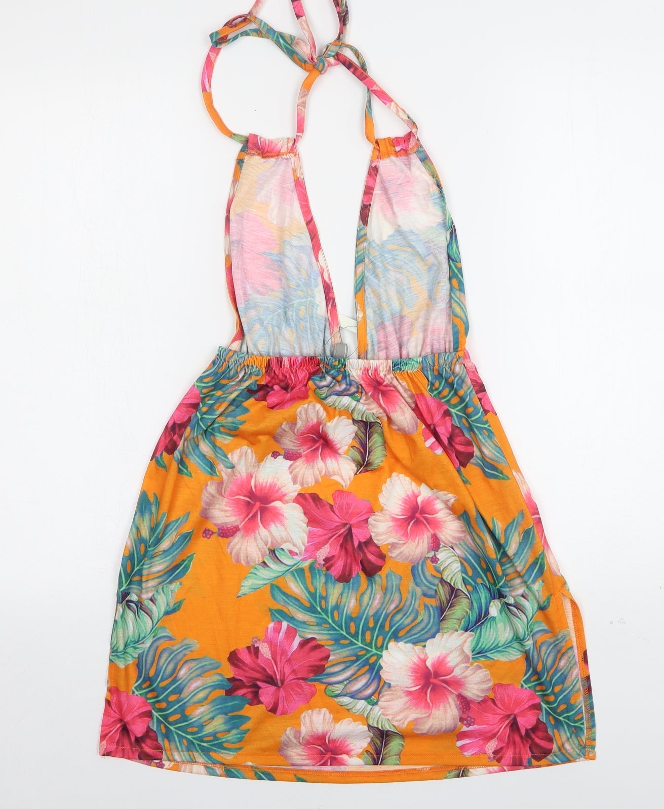 ASOS Womens Multicoloured Floral Polyester Camisole Tank Size 6 V-Neck