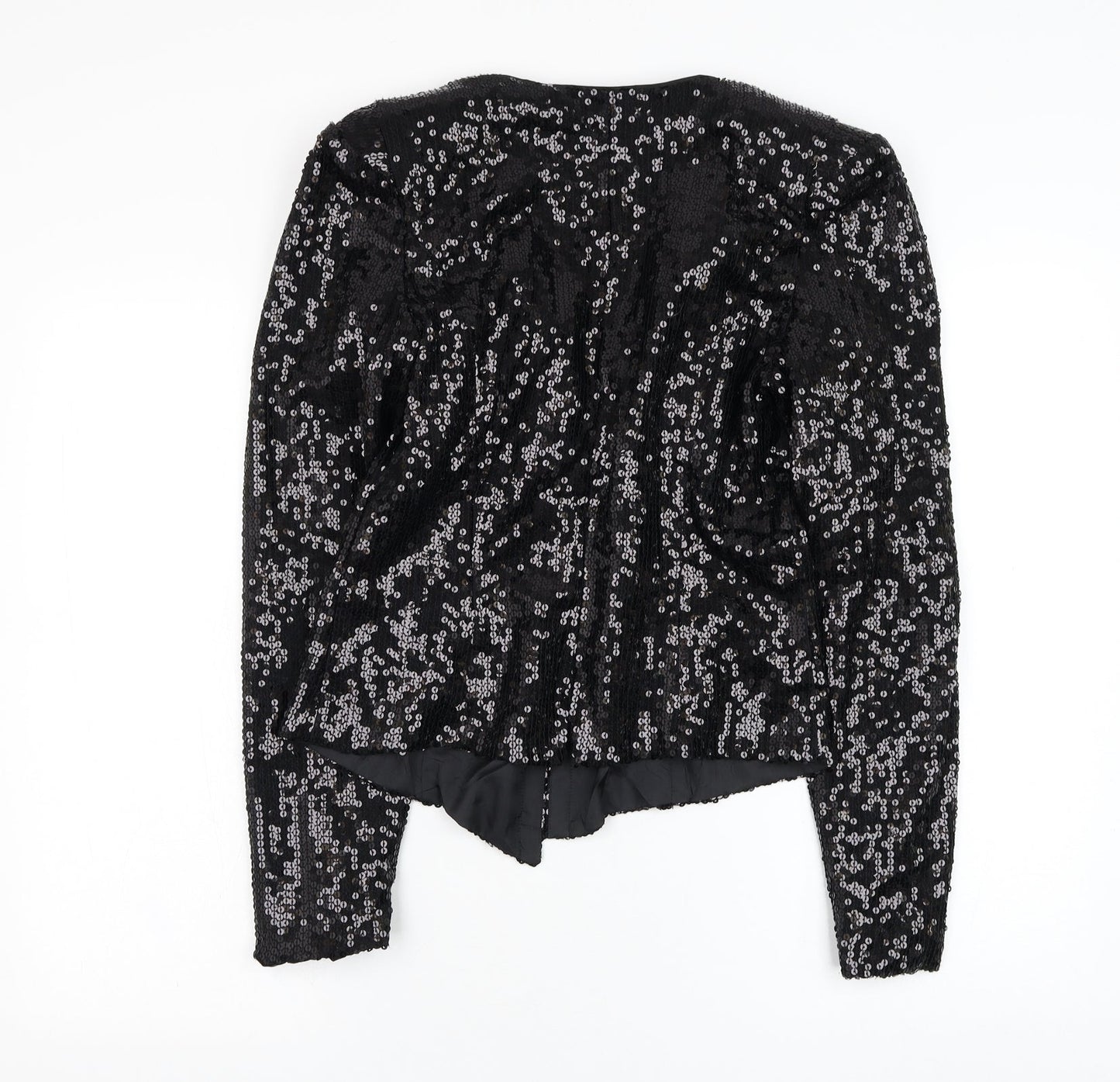 NEXT Womens Black   Jacket Blazer Size 12  Hook & Loop