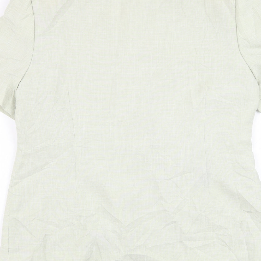 Isabella Womens Green   Jacket Blazer Size 14  Button