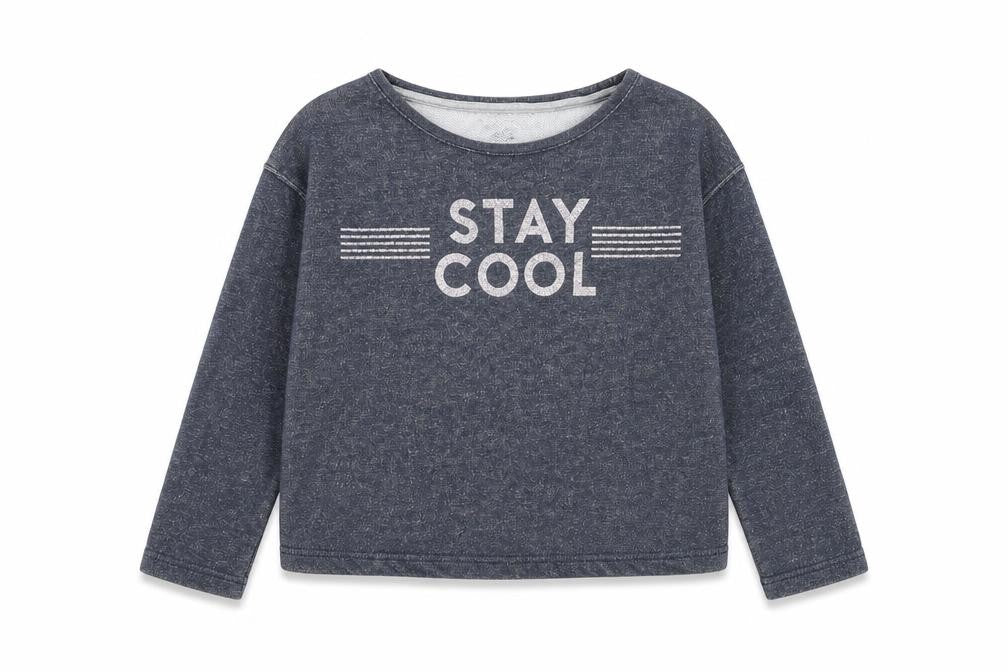 NEXT Girls Blue  Cotton Pullover Sweatshirt Size 11 Years  Pullover - Stay Cool