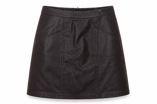 New Look Womens Purple  Polyurethane A-Line Skirt Size 8