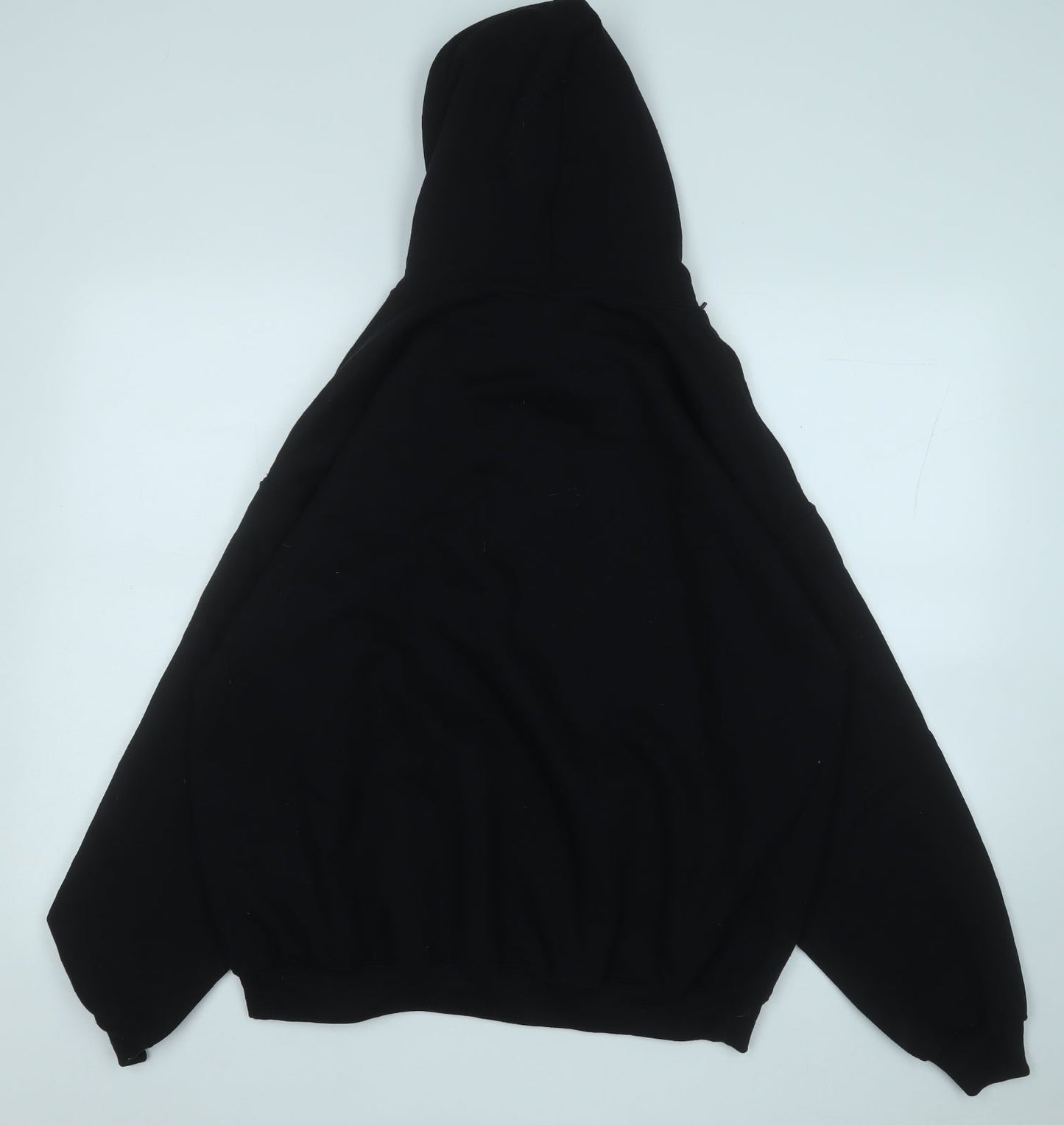 Gildan Womens Black  Polyester Pullover Hoodie Size L
