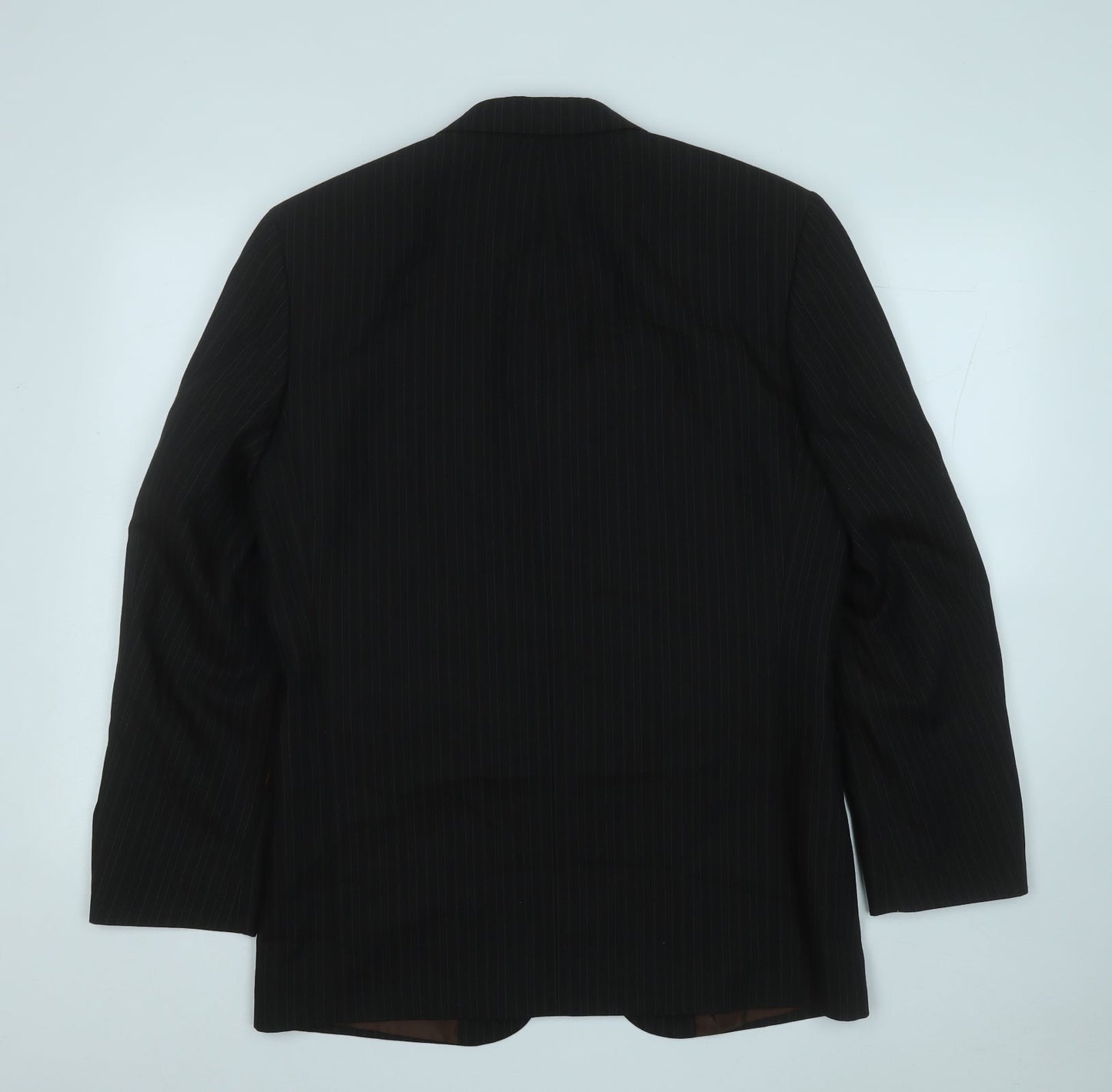 Taylor & Wright Mens Black  Wool Jacket Suit Jacket Size 38