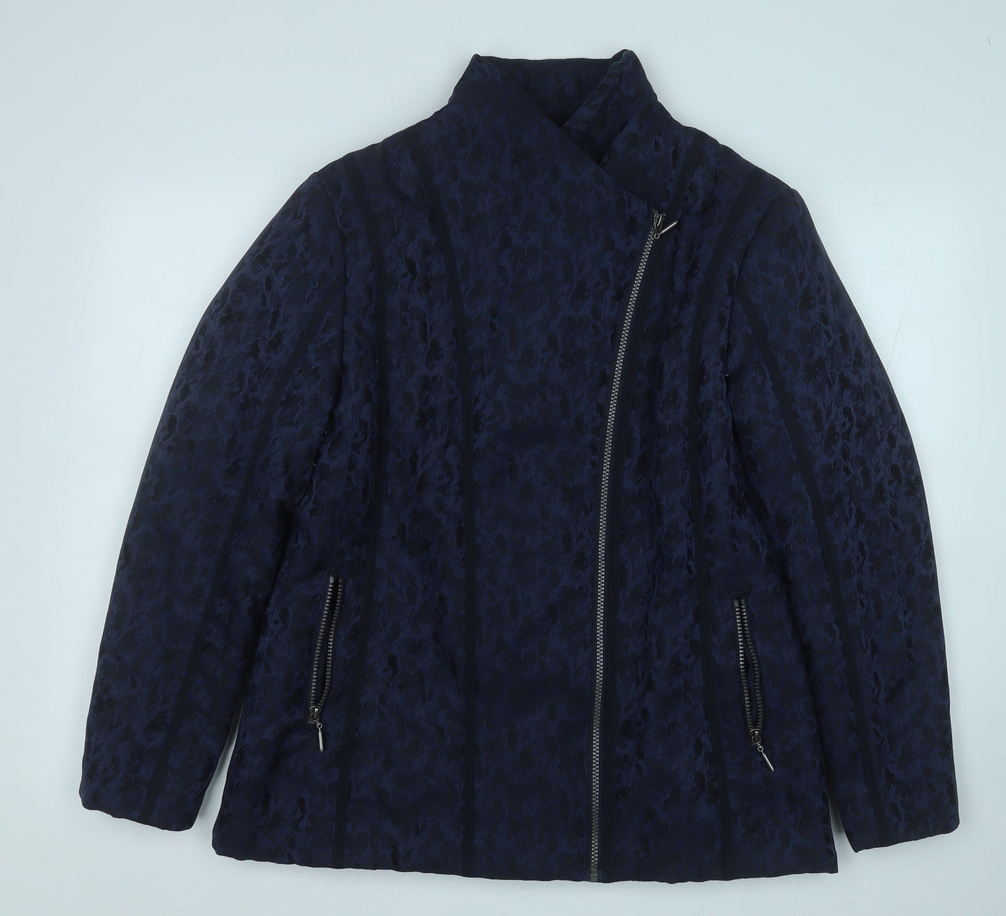 ANNA ROSE  Womens Blue Floral  Jacket  Size 16