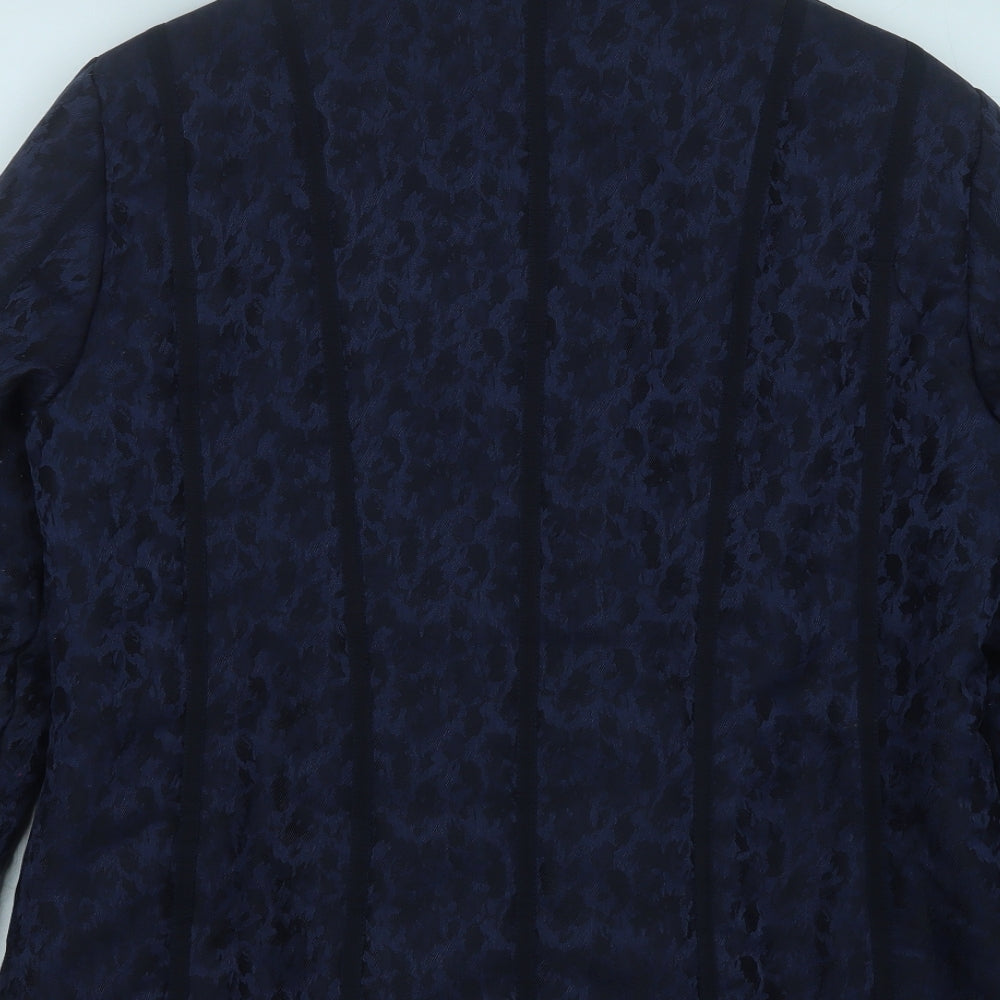 ANNA ROSE  Womens Blue Floral  Jacket  Size 16