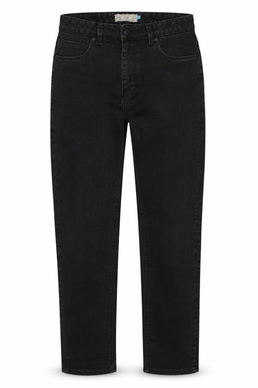 Next Womens Grey  Cotton Straight Jeans Size 32 L30 in Regular