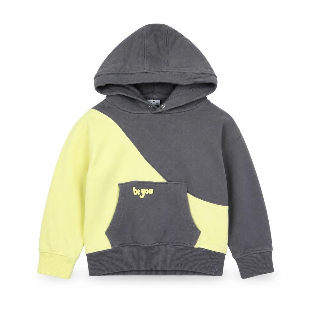 Primark Girls Yellow  Cotton Pullover Hoodie Size 3-4 Years   - be you