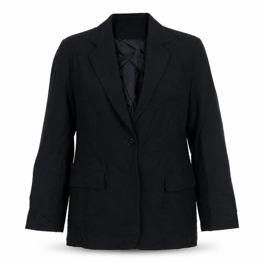 Linea Womens Black  Triacetate Jacket Suit Size 14