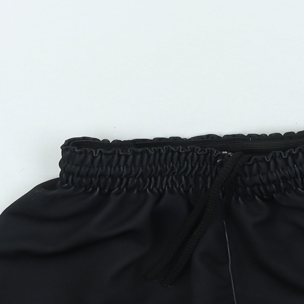 xblades Boys Black  Polyester Sweat Shorts Size L  Regular