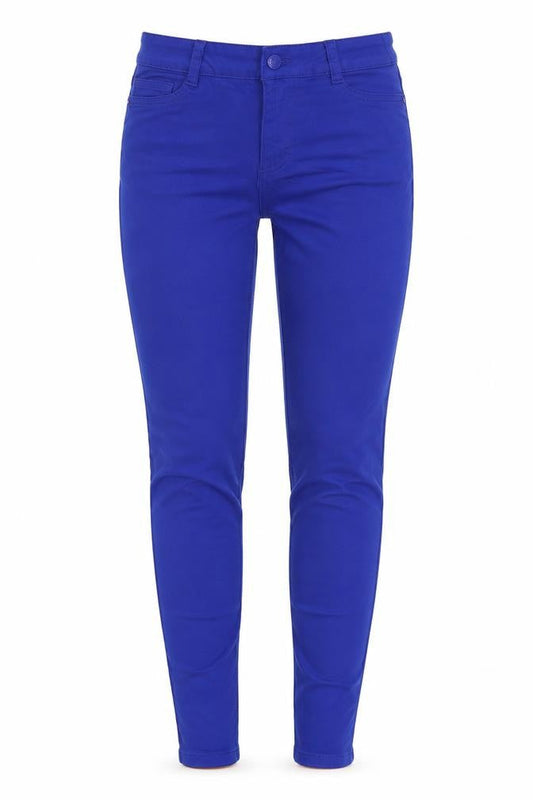 Blanco Womens Blue  Cotton Skinny Jeans Size 10 L30 in Regular Button